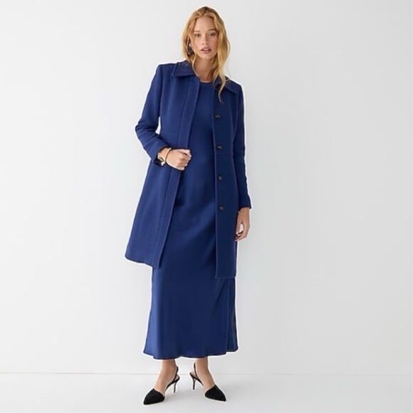 NWT J. Crew Classic Lady Day Coat in Italian Double-Cloth Wool with Thinsulate - Picture 4 of 12